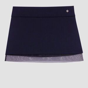 New Maje Dark Blue Mini Skirt